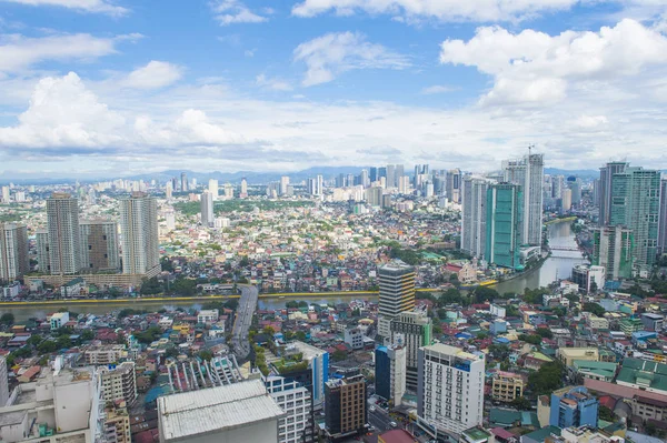 Vista da cidade de Manila — Fotografia de Stock