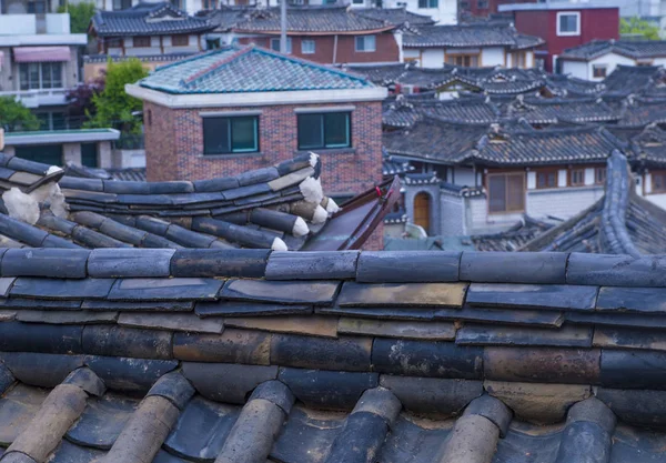 Bukchon hanok aldeia em Seul Coréia — Fotografia de Stock