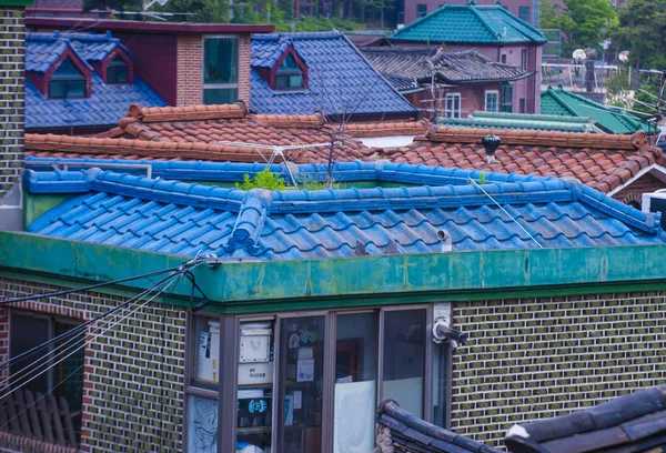 Bukchon hanok aldeia em Seul Coréia — Fotografia de Stock