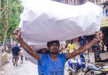 Mumbai Hindistan 'da Asalfa Mahallesi 