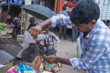 Mumbai Hindistan 'da Dharavi Mahallesi 