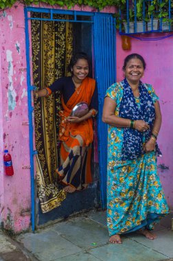 Mumbai Hindistan 'da Asalfa Mahallesi 