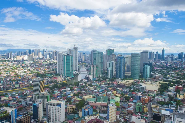 Vista da cidade de Manila — Fotografia de Stock