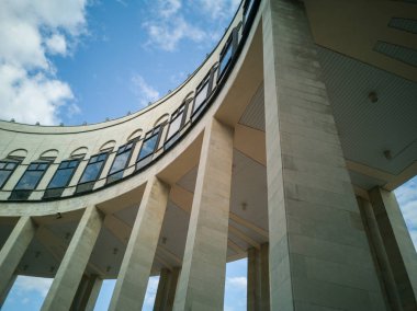 Rus Milli Kütüphane binası. Saint-Petersburg. Modern mimari. 