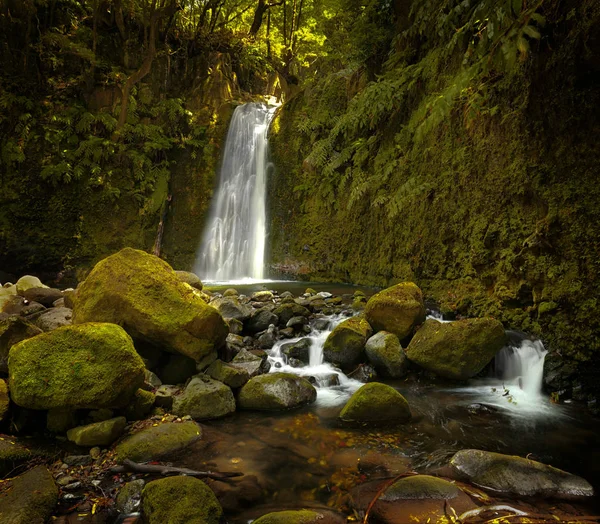 Waterfall Salto do Prego, Sao Miguel