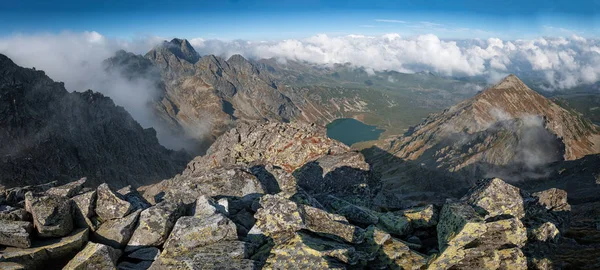 Wysokie Tatry, Polska, widok z Skrajny Granat — Zdjęcie stockowe