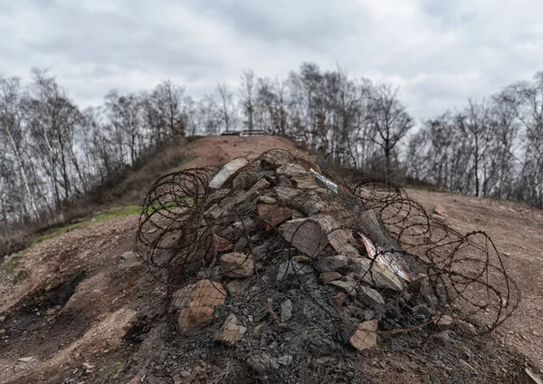 Slag heap Ema in Ostrava, Czech Republic