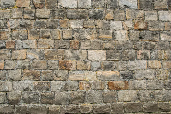 Detail staré kamenné zdi v Anglii Stock Obrázky