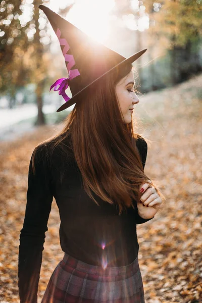 Jonge Heks Herfst Bos — Stockfoto