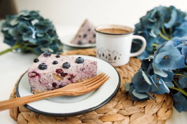 Böğürtlensiz cheesecake