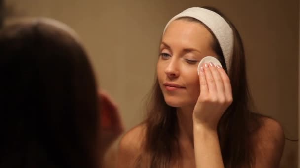 Beauty skin care — Stock Video