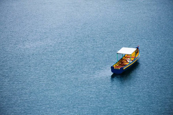 Boat Alone   at day time