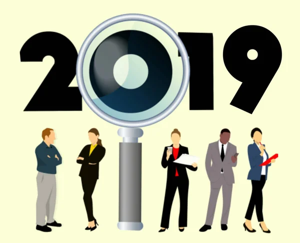 Search for 2019 Jobs Illustration