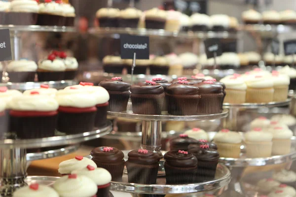 Sweets shop with variety of cakes