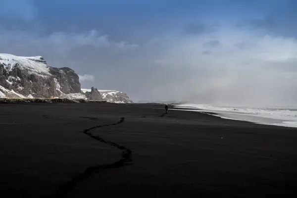 Footsteps on the beach