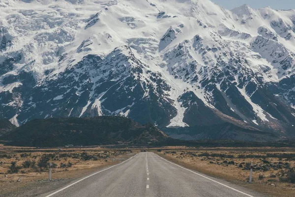 Huge Mountains  with road   at the day time