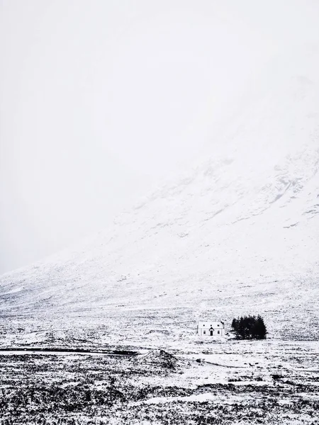 Lonely Residence in the mountains  at day time