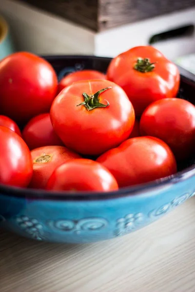 close up of Tomotoes in the bowl