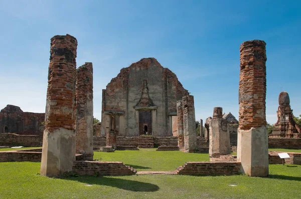 Ruins of old abandoned city, ancient architecture.