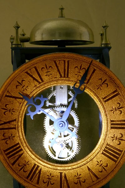 Old clock dial close up