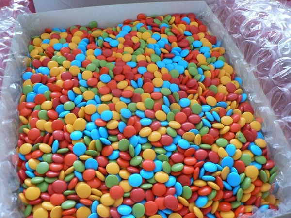 Colourful Dragees Candies in box