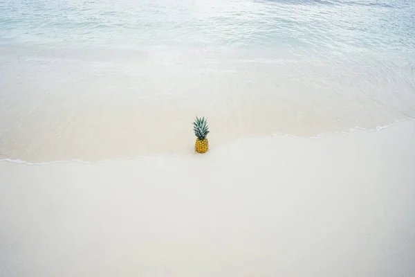 Tiny blue beach wave