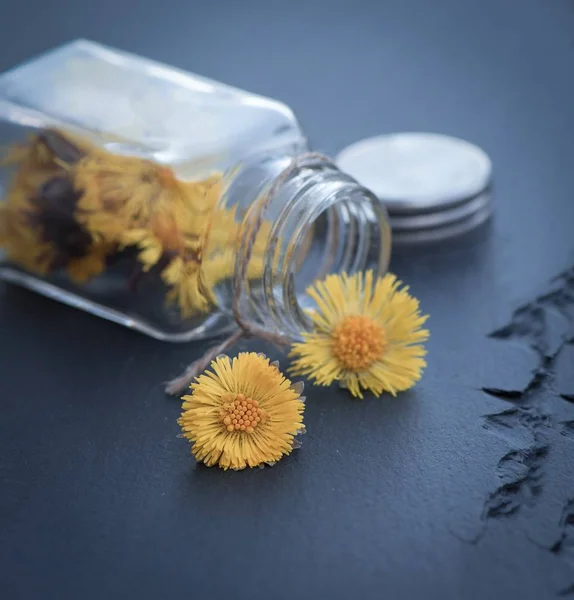 close up of Fragrance flowers in bottle