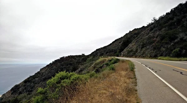 Coastal Road with mountain