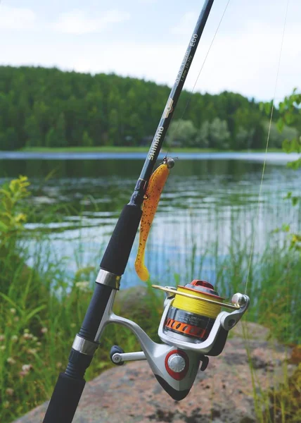 Fishing Rod with bait