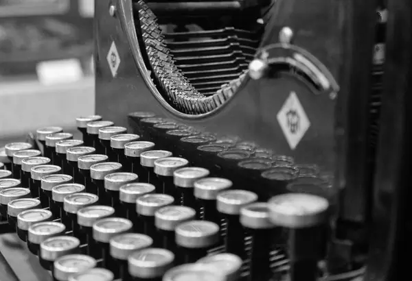 Very Old Typewriter Machine