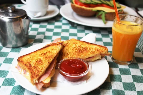 close up of healthy Sandwiches