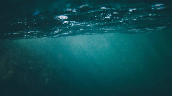 clear water of the River underwater view