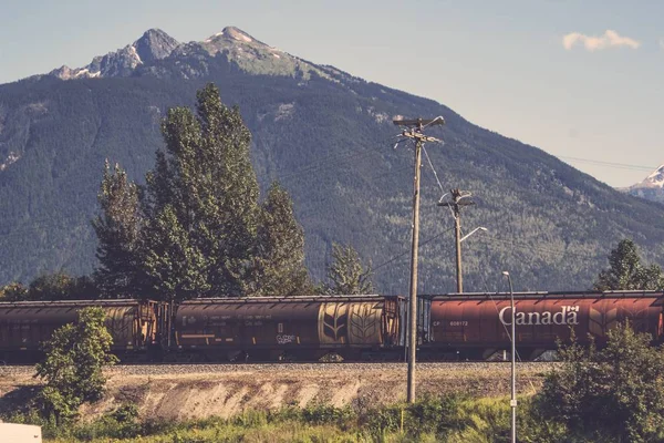 Canada on train