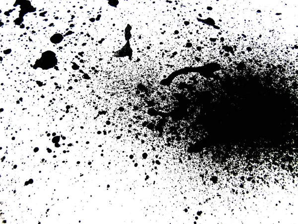 Black ink splatters spray 2