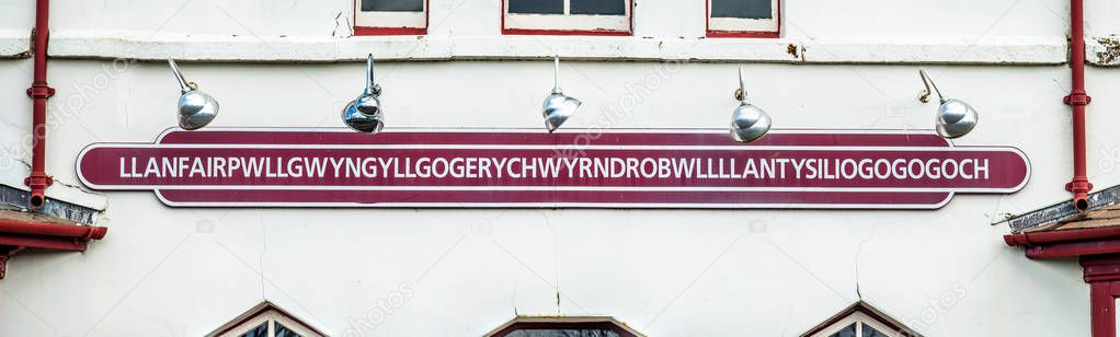The longest place name of the UK, llanfairpwllgwyngyllgogerychwyrndrobwllllantysiliogogogoch on the public train station