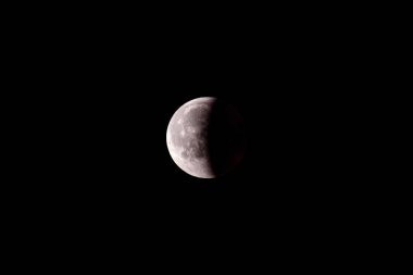 Lunar Eclipse 2018 kanlı ay aşaması