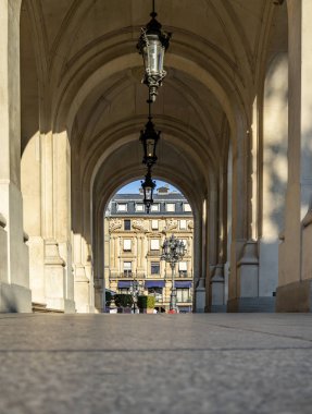Frankfurt Almanya eski opera binasının yakın çekim