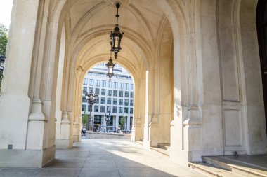 Frankfurt Almanya eski opera binasının yakın çekim