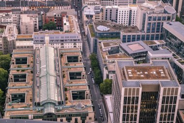 Frankfurt, Almanya - Europe mali bölgesinin hava