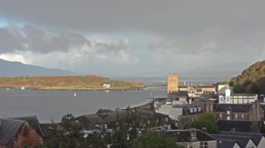 Oban, Argyll İskoçya - İngiltere manzarası.