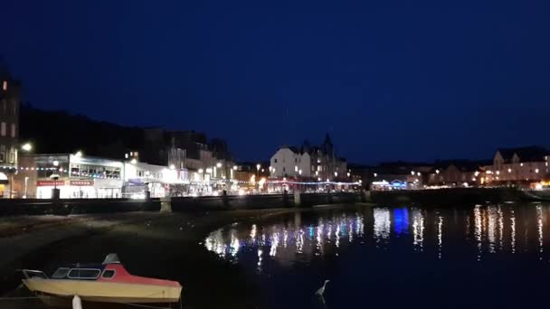 O horizonte de Oban, Argyll na Escócia - Reino Unido — Vídeo de Stock