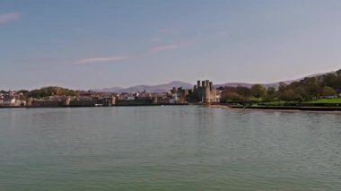 Manzarası Caernarfon, Gwynedd Galler - Amerika Birleşik Devletleri