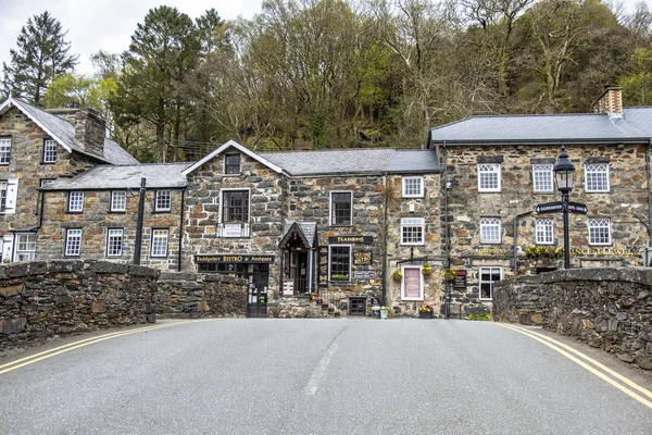 Beddgelert Wales Mei 2018 Veel Huizen Beddgelert Zijn Historische Traditionele — Stockfoto