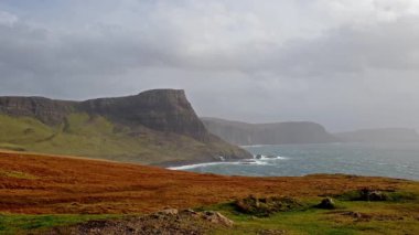 Waterstein kafa cliff ve Moonen Bay fırtına Callum sırasında