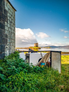 İskoçya Castle Stalker güzel dağlık devrilme yasadışı