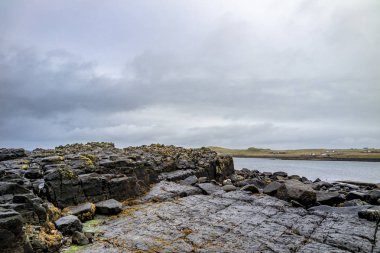 The coastline of north west Skye by Kilmuir - Scotland, United Kingdom clipart