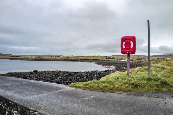 Camus Mor iskeleye Kuzey Batı Skye Kilmuir - İskoçya, İngiltere tarafından kıyı şeridi — Stok fotoğraf