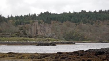 Dunvegan castle on the Isle of Skye - the seat of the MacLeod of MacLeod, Scotland, UK
