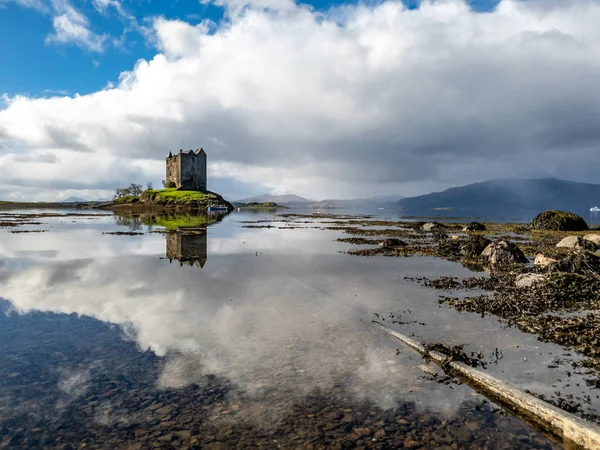 Castle Stalker i Argyll-Skottland, Storbritannien — Stockfoto