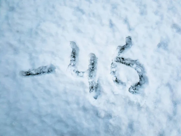 Temperatur von -46 im frisch gefallenen Schnee — Stockfoto